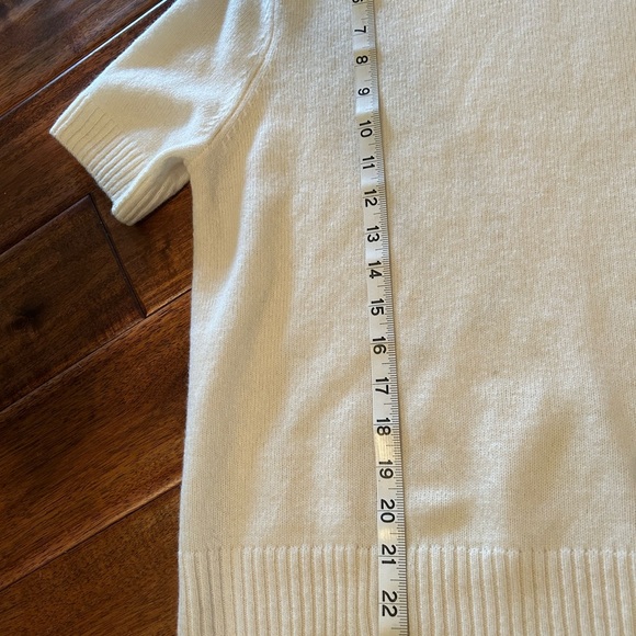 Zara 100% wool knit short sleeve sweater - Picture 6 of 8